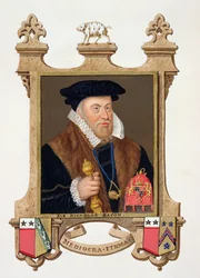 Retrato de Sir Nicholas Bacon (1509-79) de 